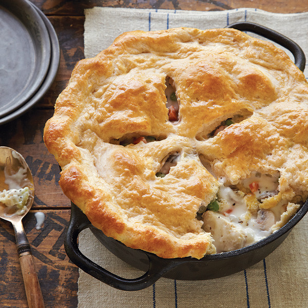 Chicken Pot Pie Crust Recipe
 New England Chicken Potpie with Biscuit Crust Recipe