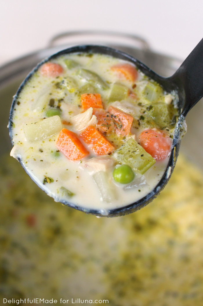 Chicken Pot Pie Soup Crock Pot
 Chicken Pot Pie Soup Recipe Stovetop OR Crockpot