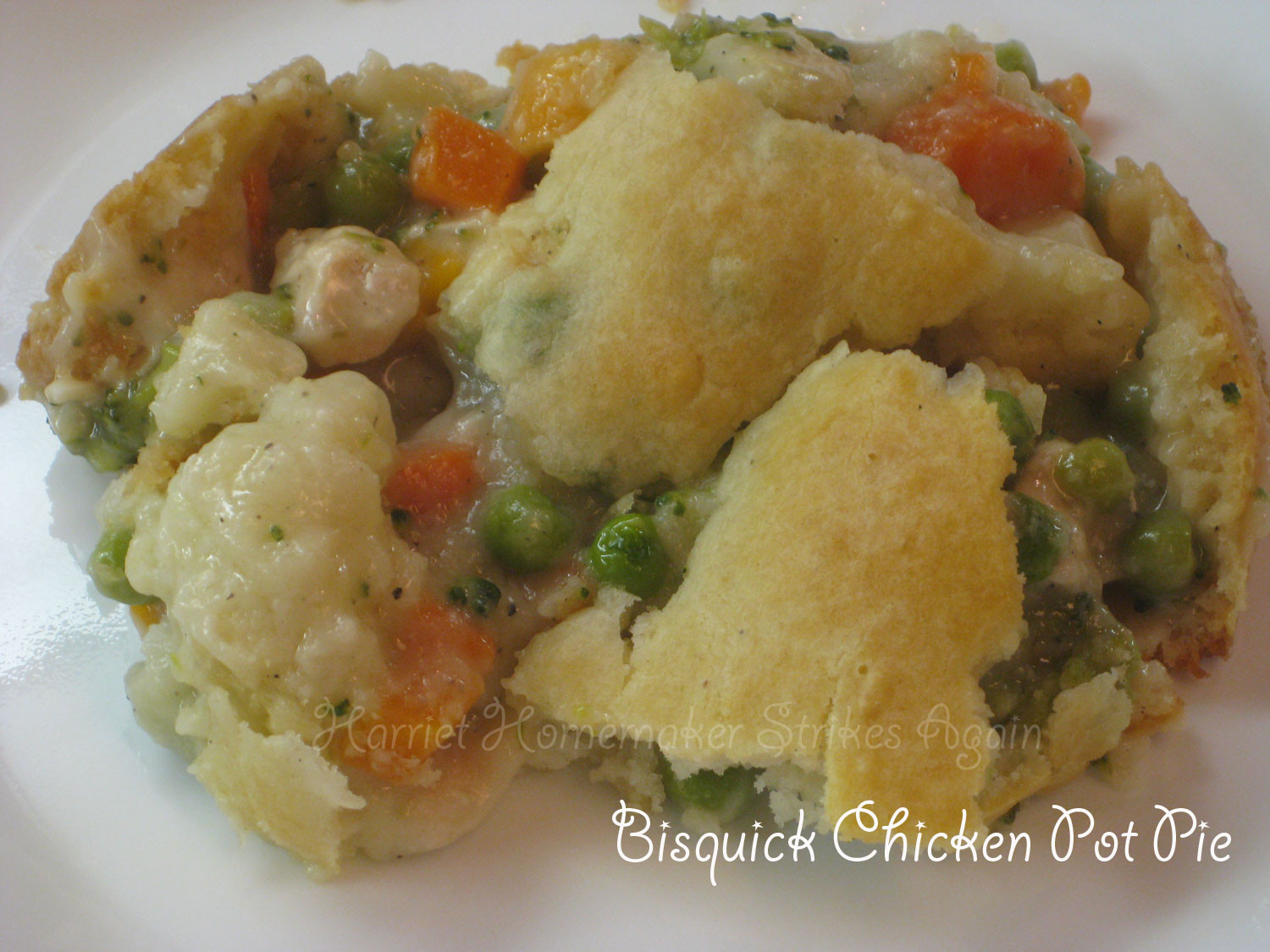 Chicken Pot Pie With Bisquick
 Harriet Homemaker Strikes Again Tasty Tuesday Bisquick