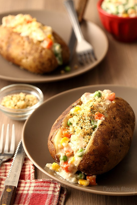 Chicken Pot Pie With Potato
 Chicken Pot Pie Baked Potatoes