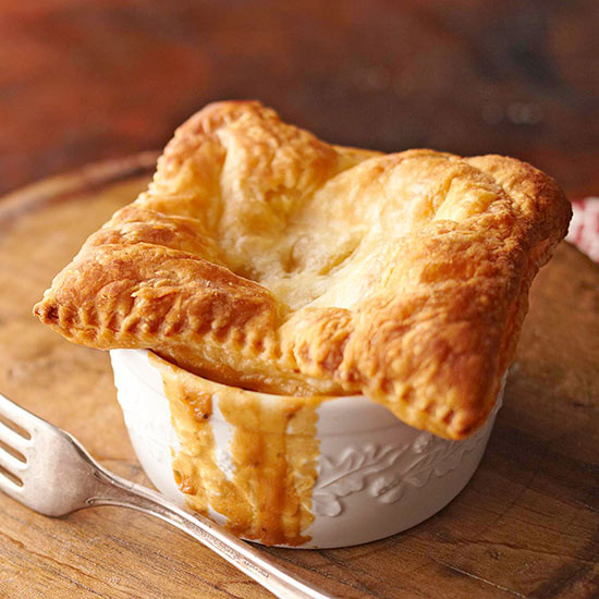 Chicken Pot Pie With Puff Pastry
 Chicken Potpie in Puff Pastry