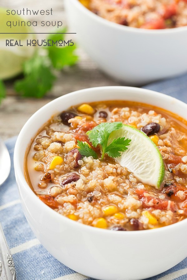 Chicken Quinoa Soup
 Weekly Menu Plan 101