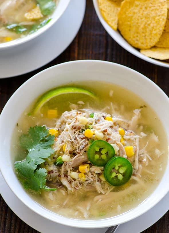 Chicken Quinoa Soup
 Lime Quinoa and Chicken Soup iFOODreal Healthy Family