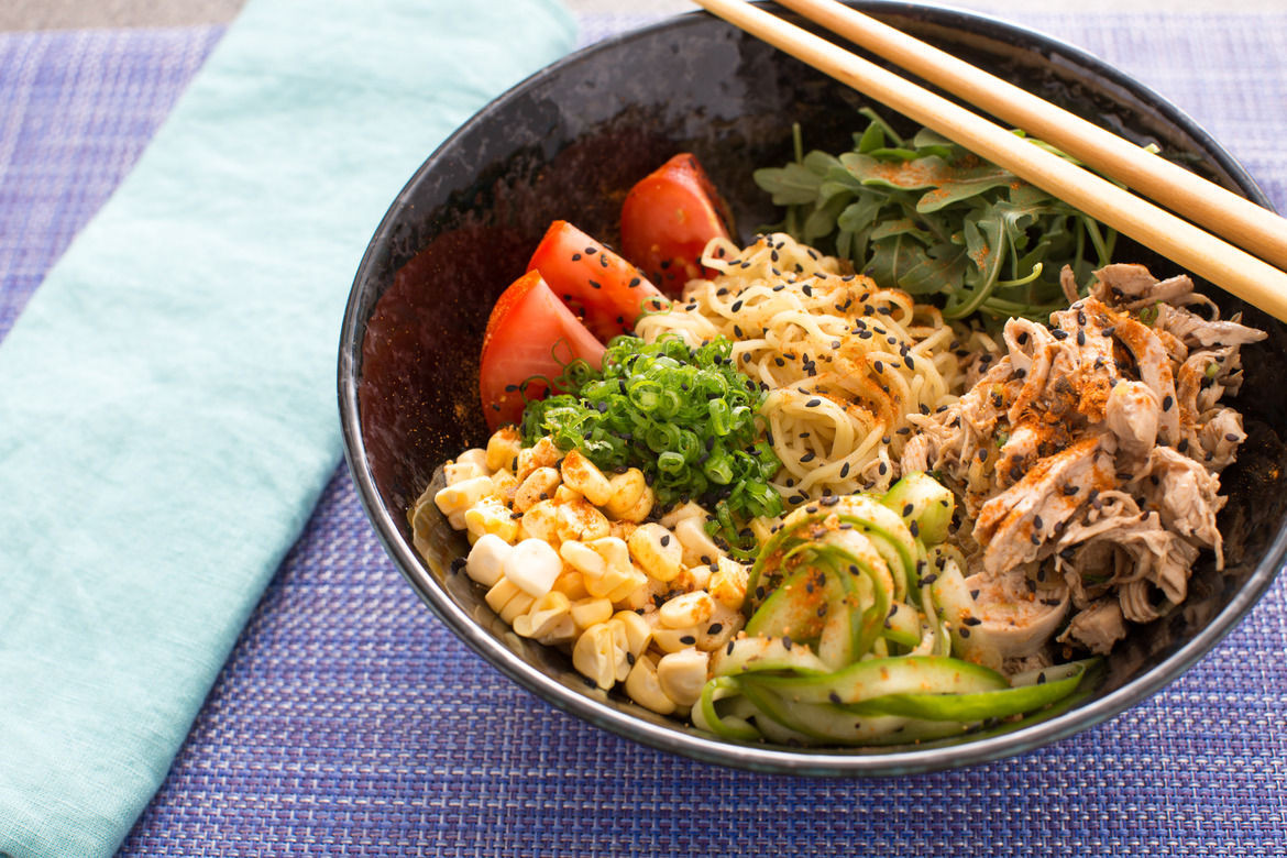 Chicken Ramen Noodles
 Recipe Chicken Hiyashi Chuka with Fresh Ramen Noodles