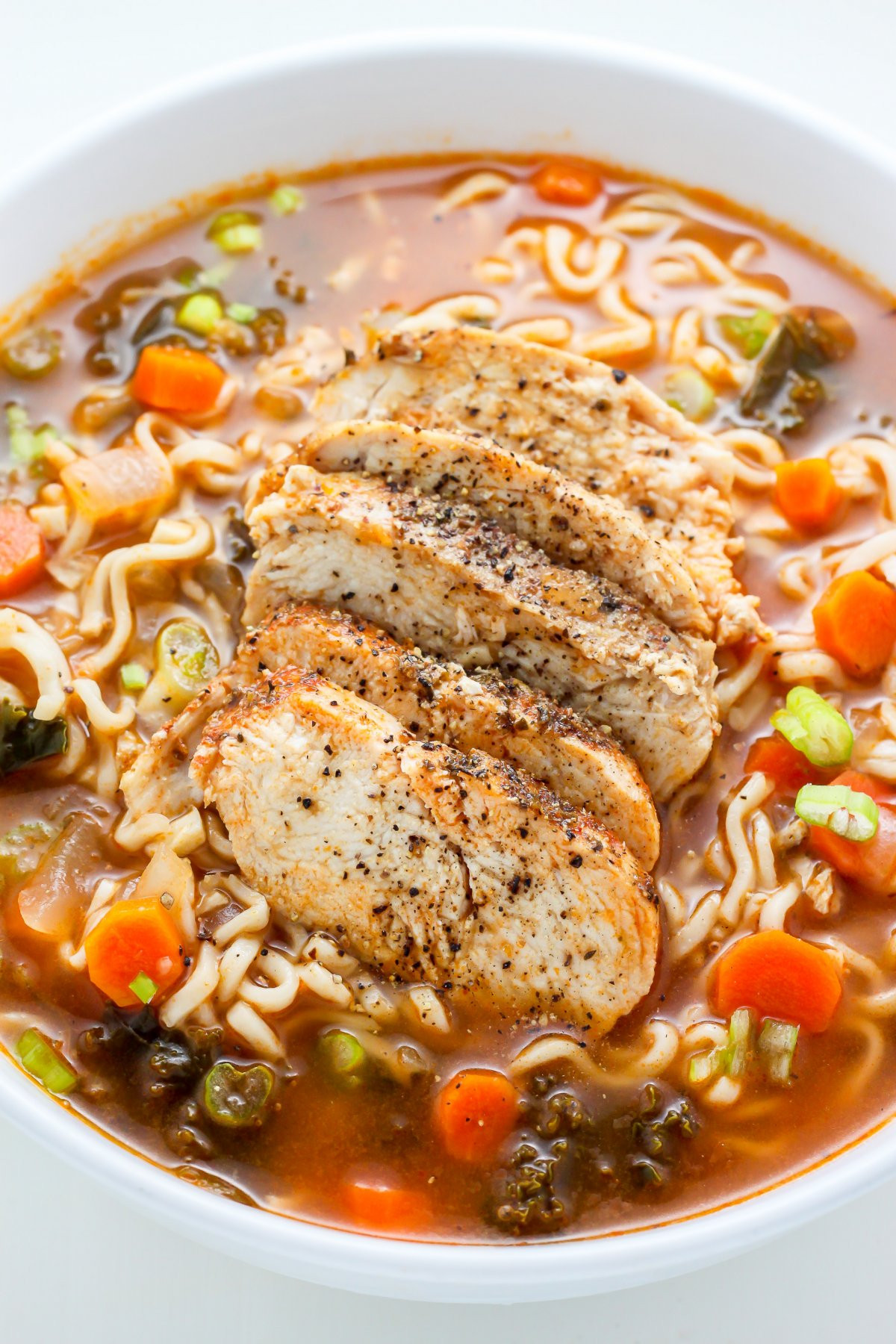 Chicken Ramen Noodles
 Sunday Suppers Blackened Chicken Ramen Noodle Soup