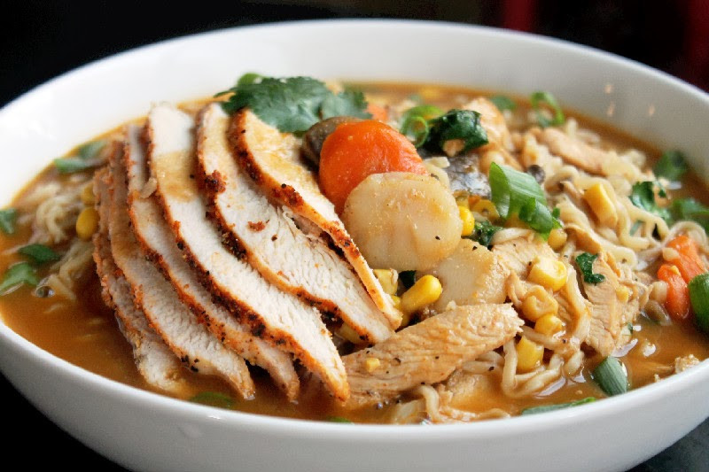 Chicken Ramen Noodles
 Roasted Chicken Ramen Noodle Soup Creole Contessa