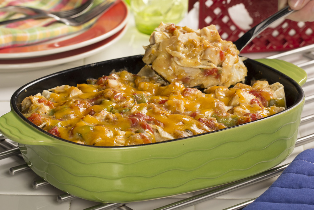 Chicken Ranch Casserole
 Light King Ranch Chicken Casserole