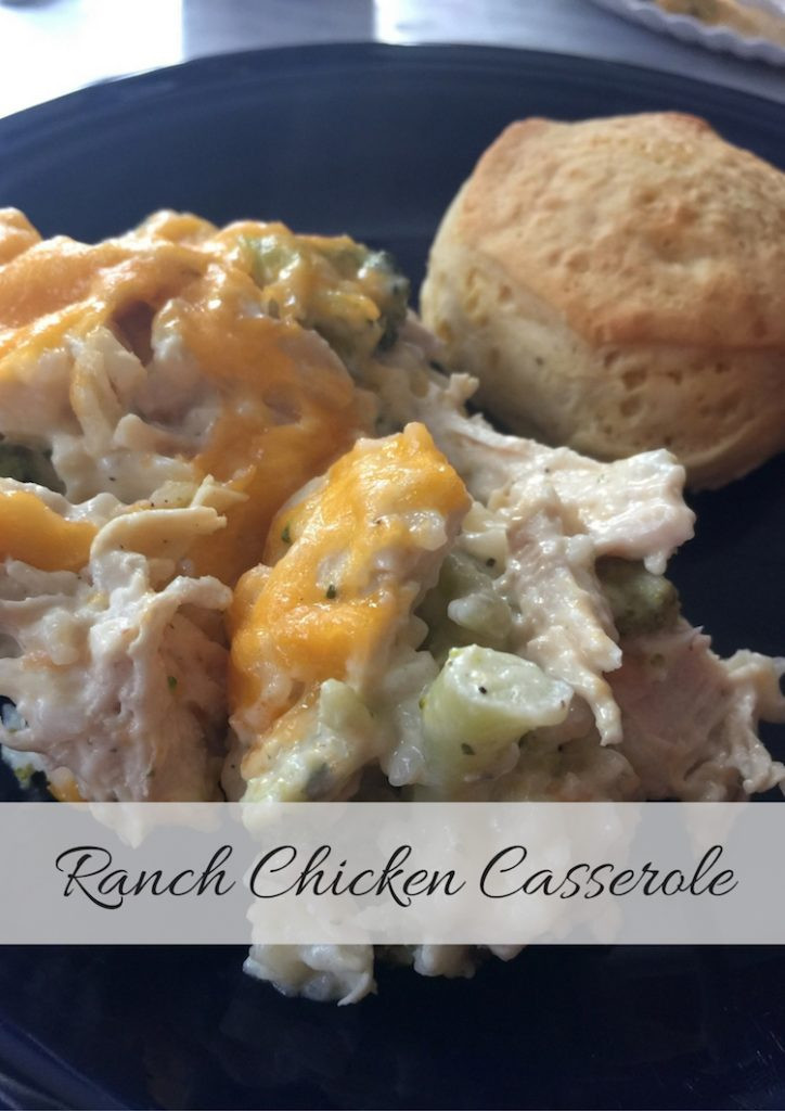 Chicken Ranch Casserole
 Ranch Chicken Casserole Is Easy and Delicious Try it