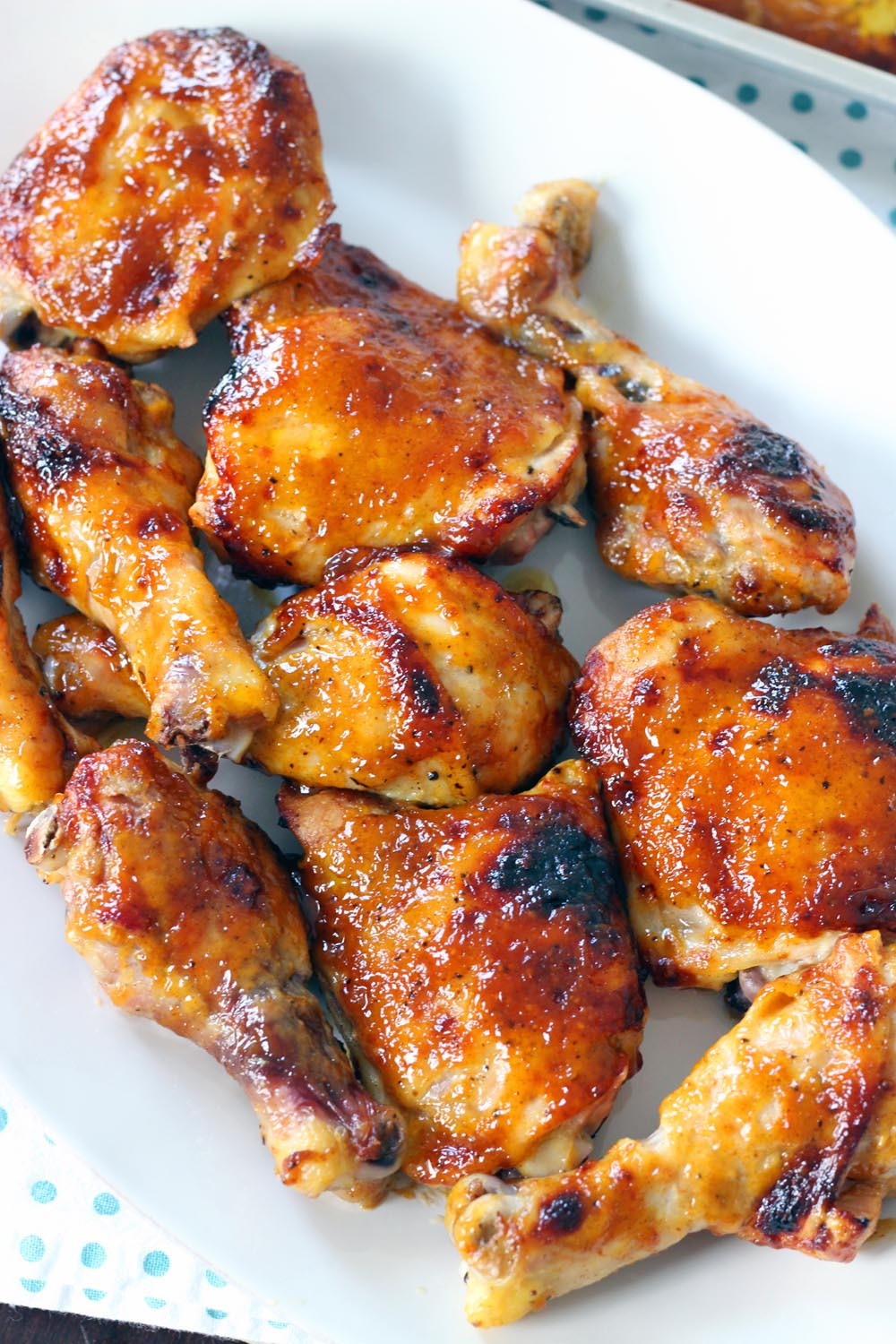 Chicken Recipes Baked
 Two Ingre nt Crispy Oven Baked BBQ Chicken