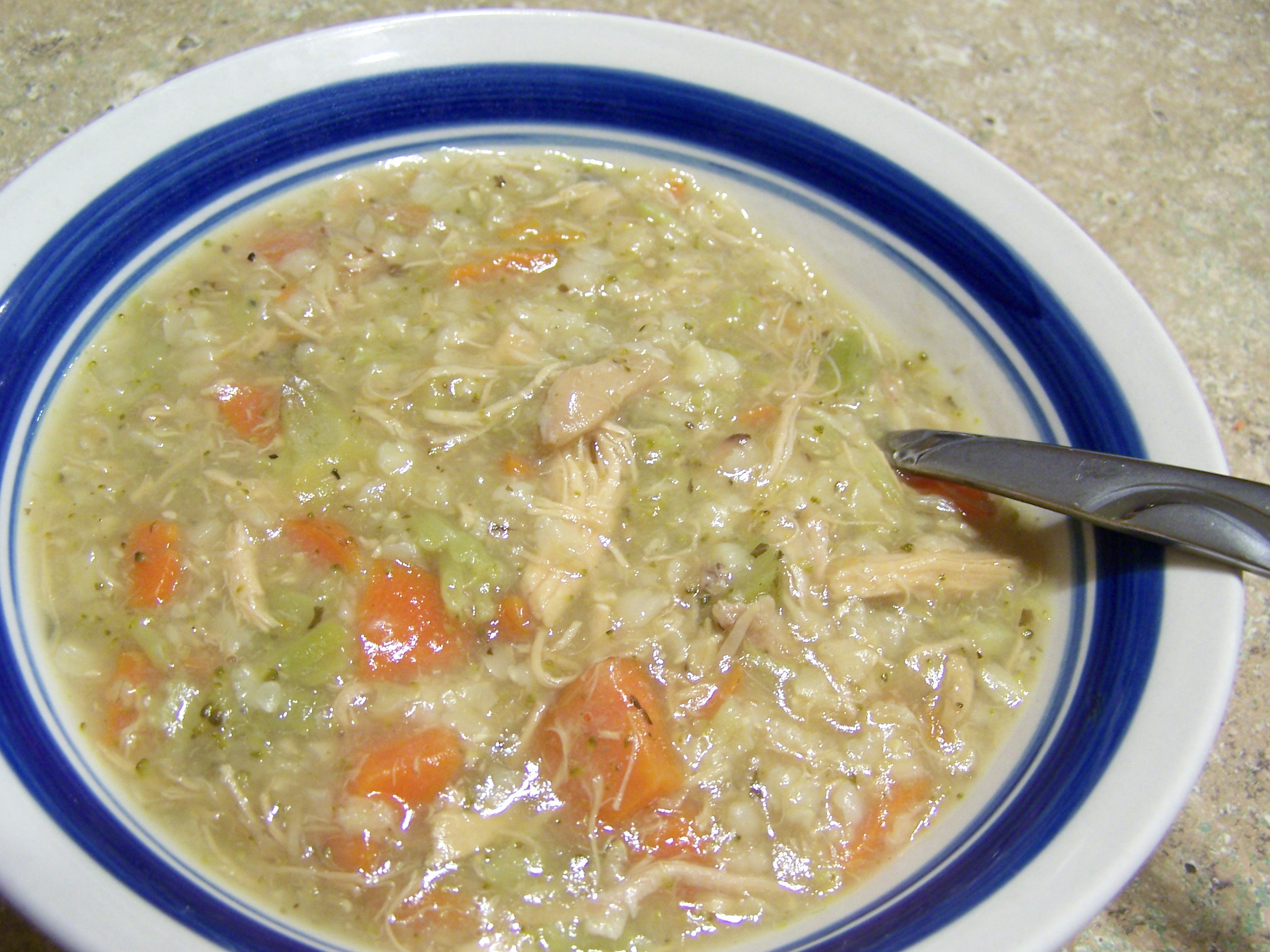 Chicken Rice Soup
 Crock Pot