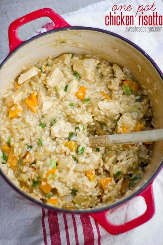 Chicken Risotto Recipes
 Creamy e Pot Chicken Risotto With Ve ables