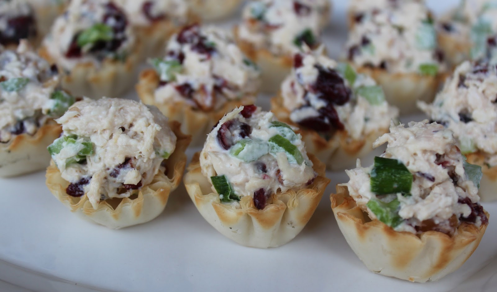 Chicken Salad Appetizer
 Moore Minutes 2 Magical Holiday Parties and 2 Party