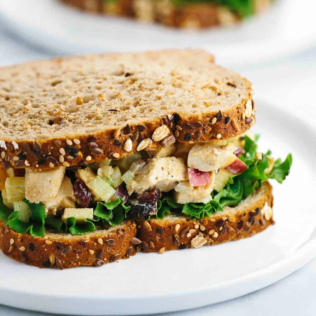 Chicken Salad Sandwich Recipes
 Greek Yogurt Curried Chicken Salad Sandwich Recipe