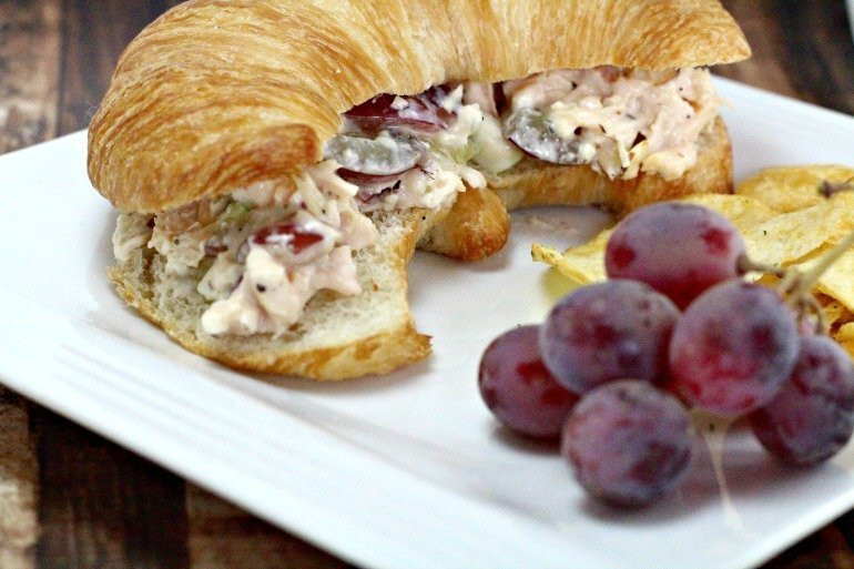 Chicken Salad Sandwich With Grapes
 Chicken Salad Recipe with Grapes