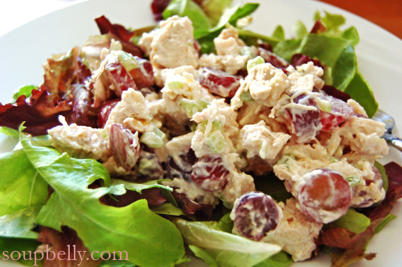 Chicken Salad Sandwich With Grapes
 Chicken Salad with Red Grapes and Walnuts Soupbelly