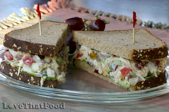 Chicken Salad Sandwich With Grapes
 Chicken Salad Sandwich with Grapes Recipe with Picture