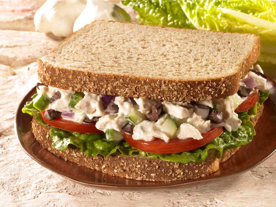 Chicken Salad Sandwiches
 Greek Chicken Salad Sandwiches