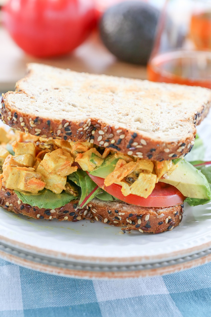 Chicken Salad Sandwiches
 Curried Chicken Salad Sandwiches The Roasted Root