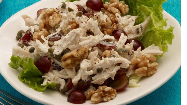 Chicken Salad With Grapes And Walnuts
 Chicken Salad with Grapes and Walnuts