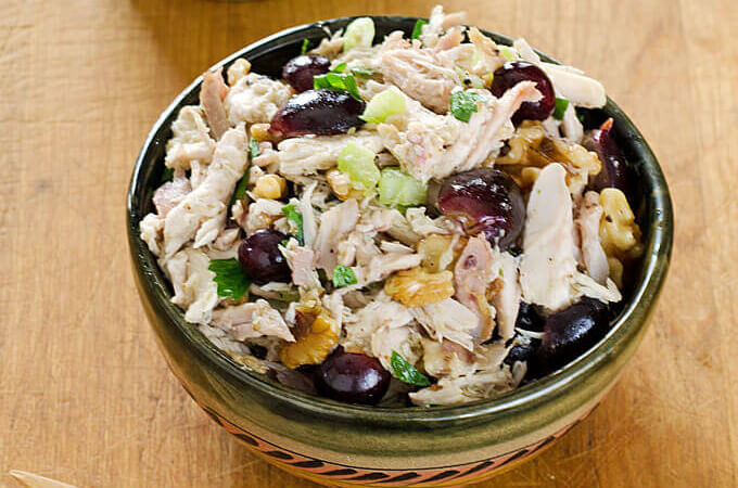 Chicken Salad With Grapes And Walnuts
 Kale Salad with Maple Balsamic Dressing