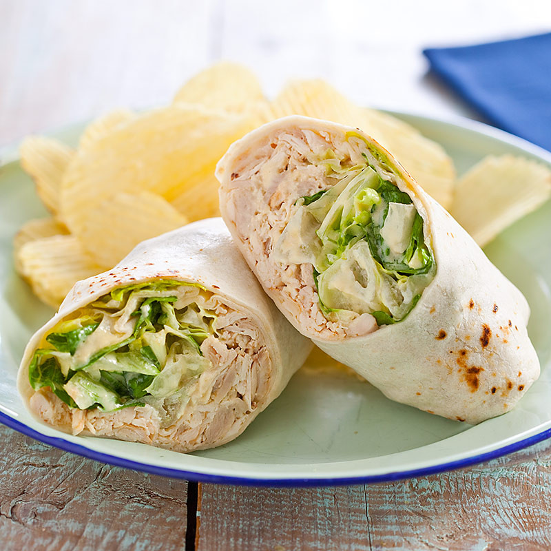 Chicken Salad Wraps
 Chicken Caesar Salad Wraps