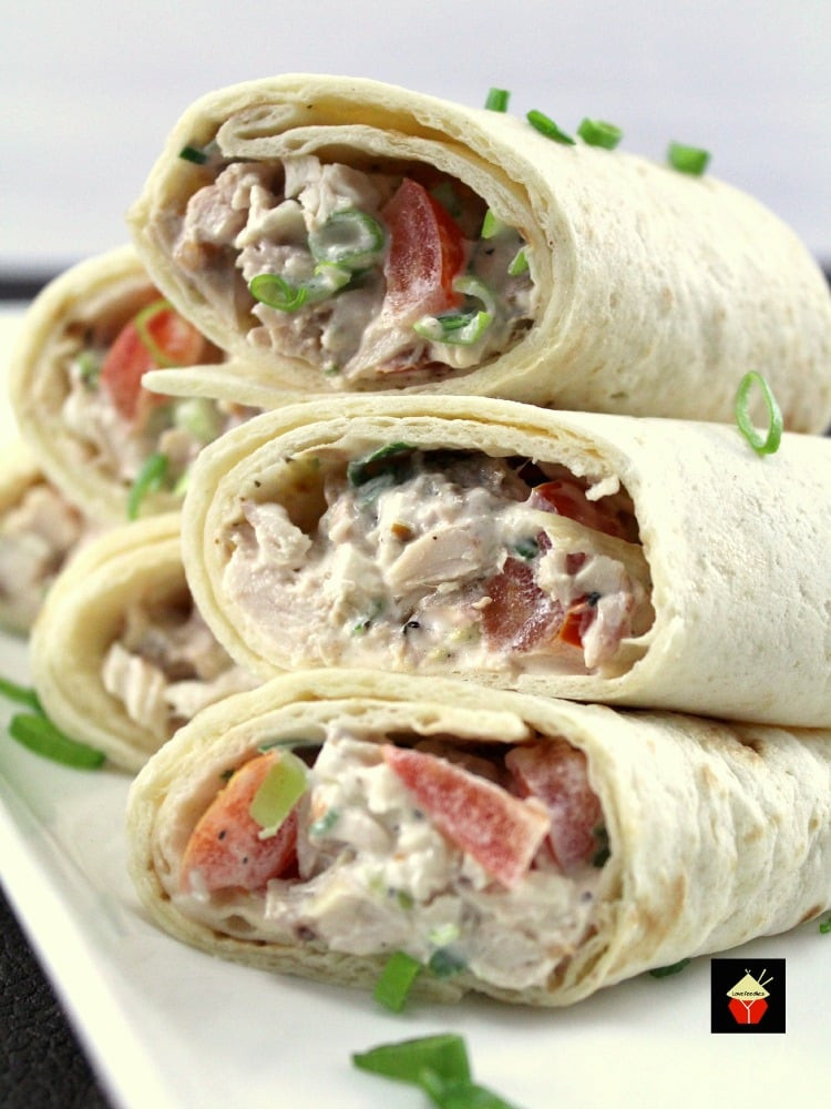 Chicken Salad Wraps
 Deluxe Chicken Salad Wraps These little wraps are great