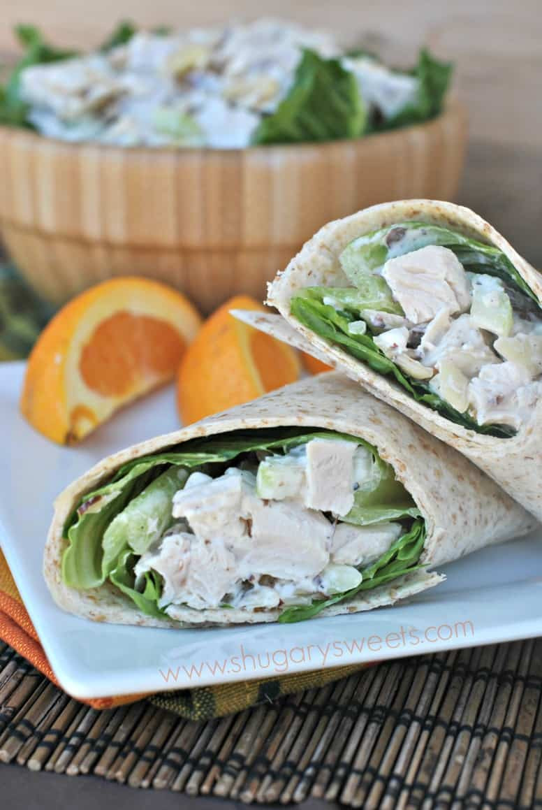 Chicken Salad Wraps
 Easy Chicken Salad Wraps Shugary Sweets