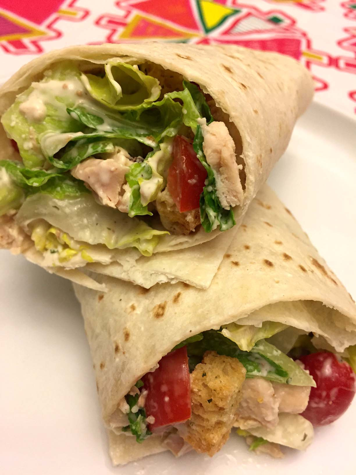 Chicken Salad Wraps
 Easy Healthy Chicken Ceasar Salad Wraps Recipe – Melanie Cooks