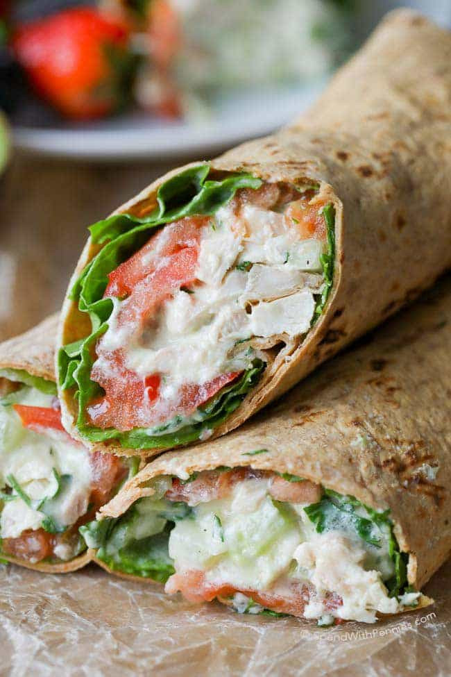 Chicken Salad Wraps
 Avocado Ranch Chicken Salad Wrap Spend With Pennies