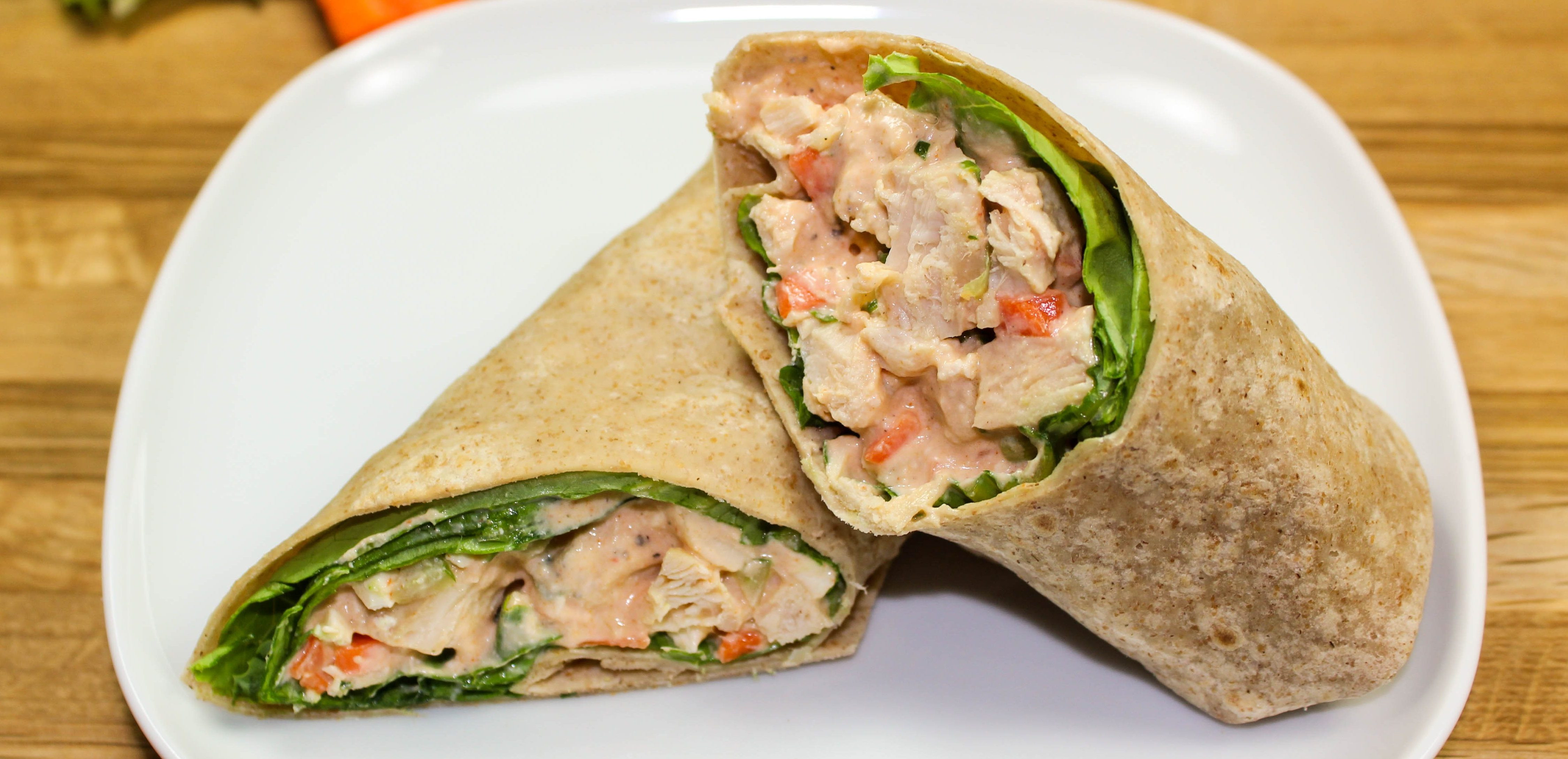 Chicken Salad Wraps
 Buffalo Chicken Salad Wrap