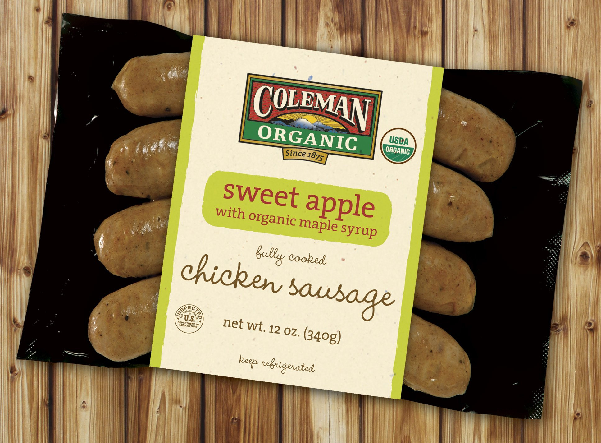 Chicken Sausage Brands
 Coleman Organic sausage