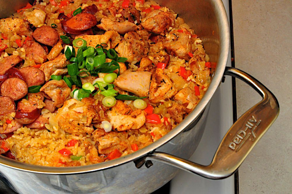 Chicken Sausage Jambalya
 chicken sausage jambalaya emeril