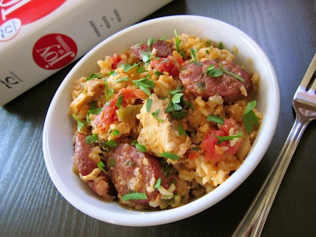 Chicken Sausage Jambalya
 Jambalaya Bud Bytes