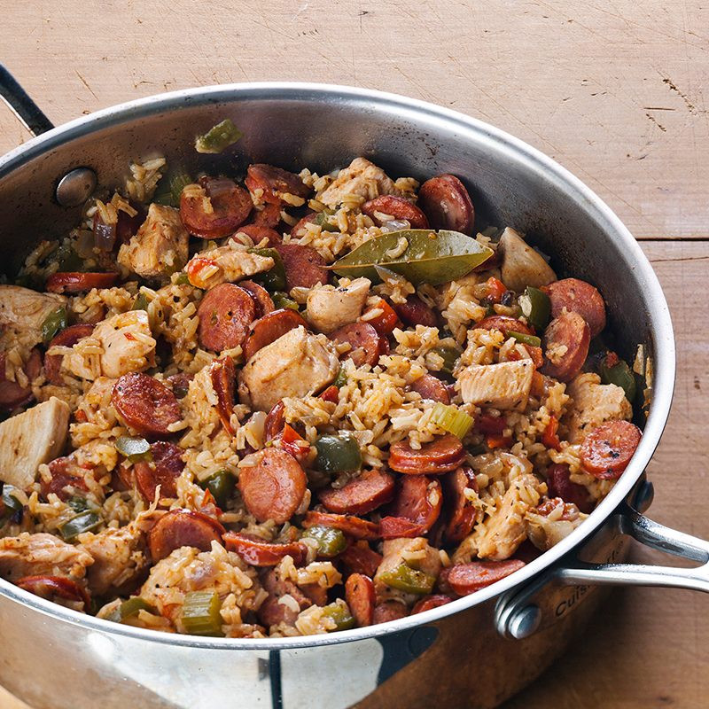 Chicken Sausage Jambalya
 Chicken and Sausage Jambalaya