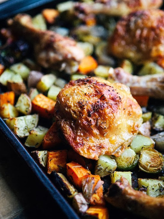 Chicken Sheet Pan Dinner
 Sheet Pan Roast Chicken Dinner Some the Wiser