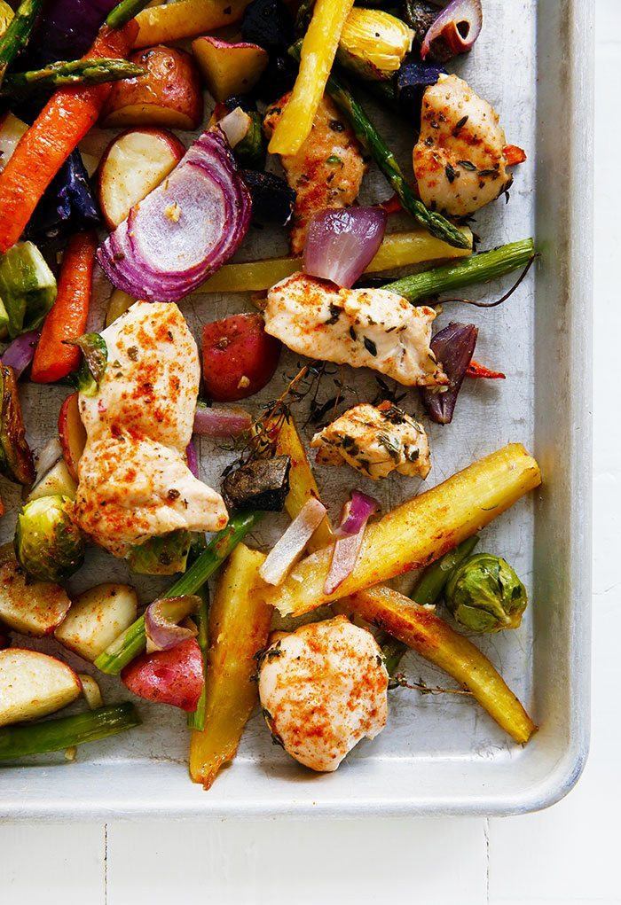 Chicken Sheet Pan Dinner
 Sheet Pan Chicken and Veggie Dinner Lexi s Clean Kitchen