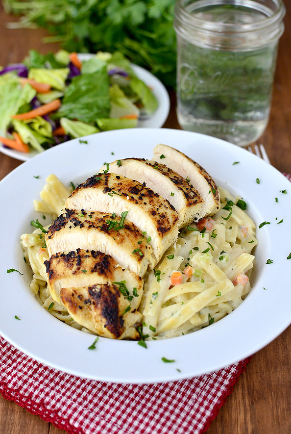 Chicken Side Dishes
 Creamy Chicken Pasta No Pasta Packet Required Iowa