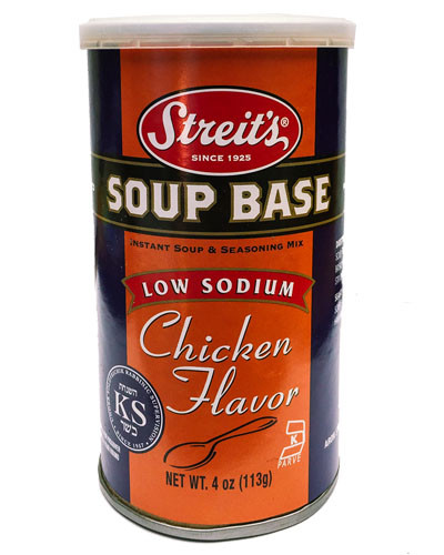 Chicken Soup Base
 Low Sodium Chicken Soup Base Streits Matzos