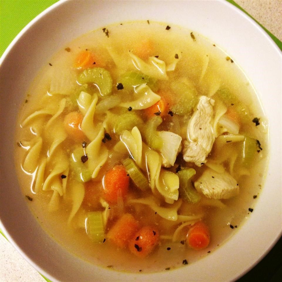 Chicken Soup Ingredients
 Quick Chicken Noodle Soup recipe All recipes UK