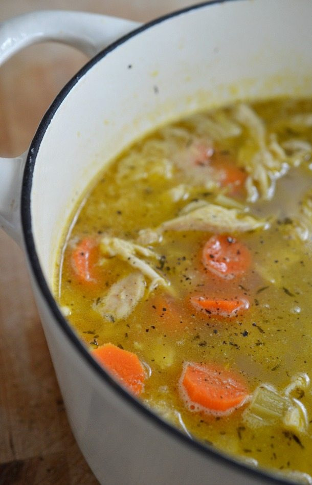 Chicken Soup Ingredients
 Easy Chicken Soup Recipe with Lemon and Pepper
