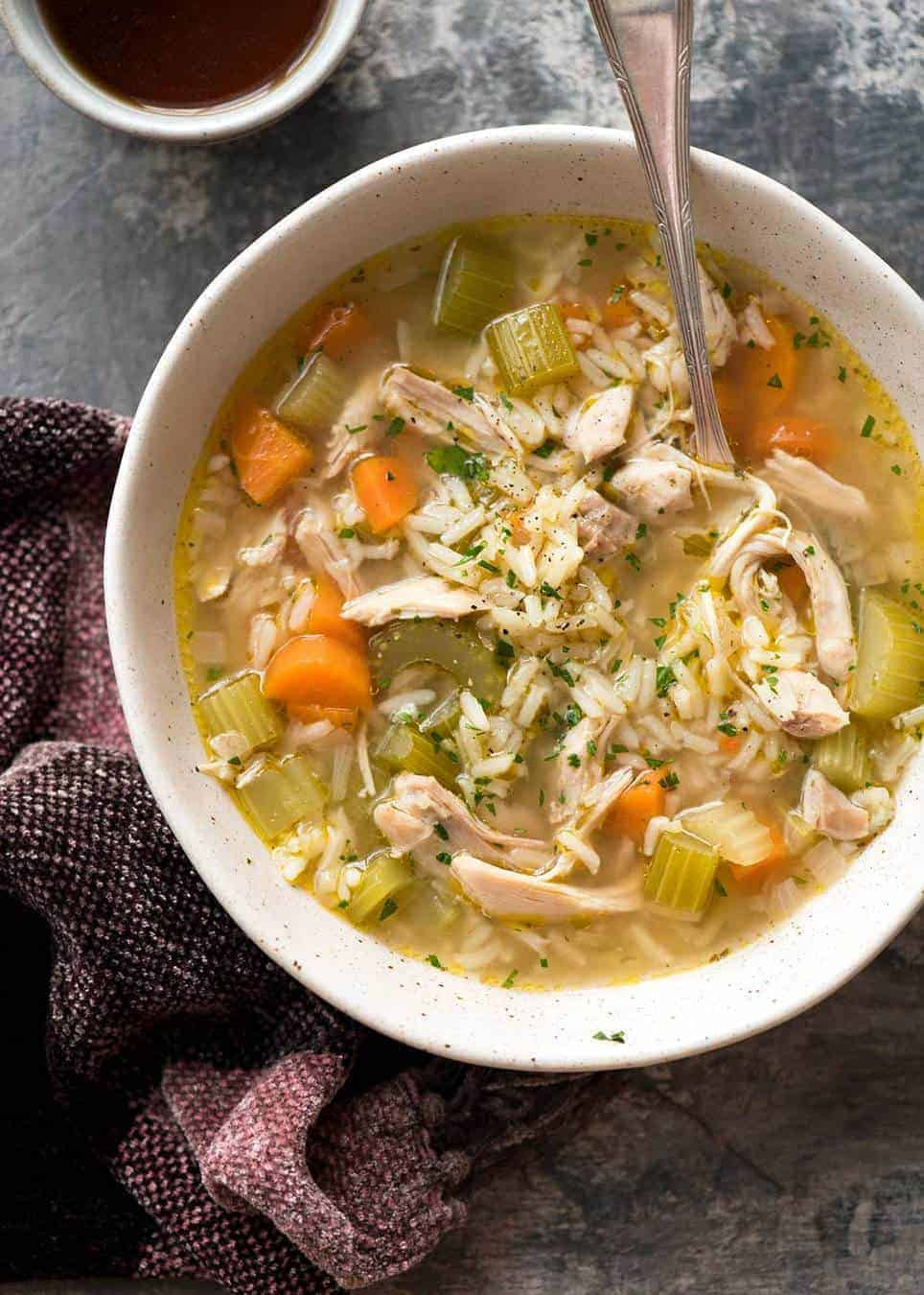 Chicken Soup With Rice
 Chicken and Rice Soup