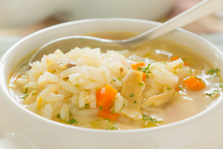 Chicken Soup With Rice
 Slow Cooker Cream of Chicken and Rice Soup