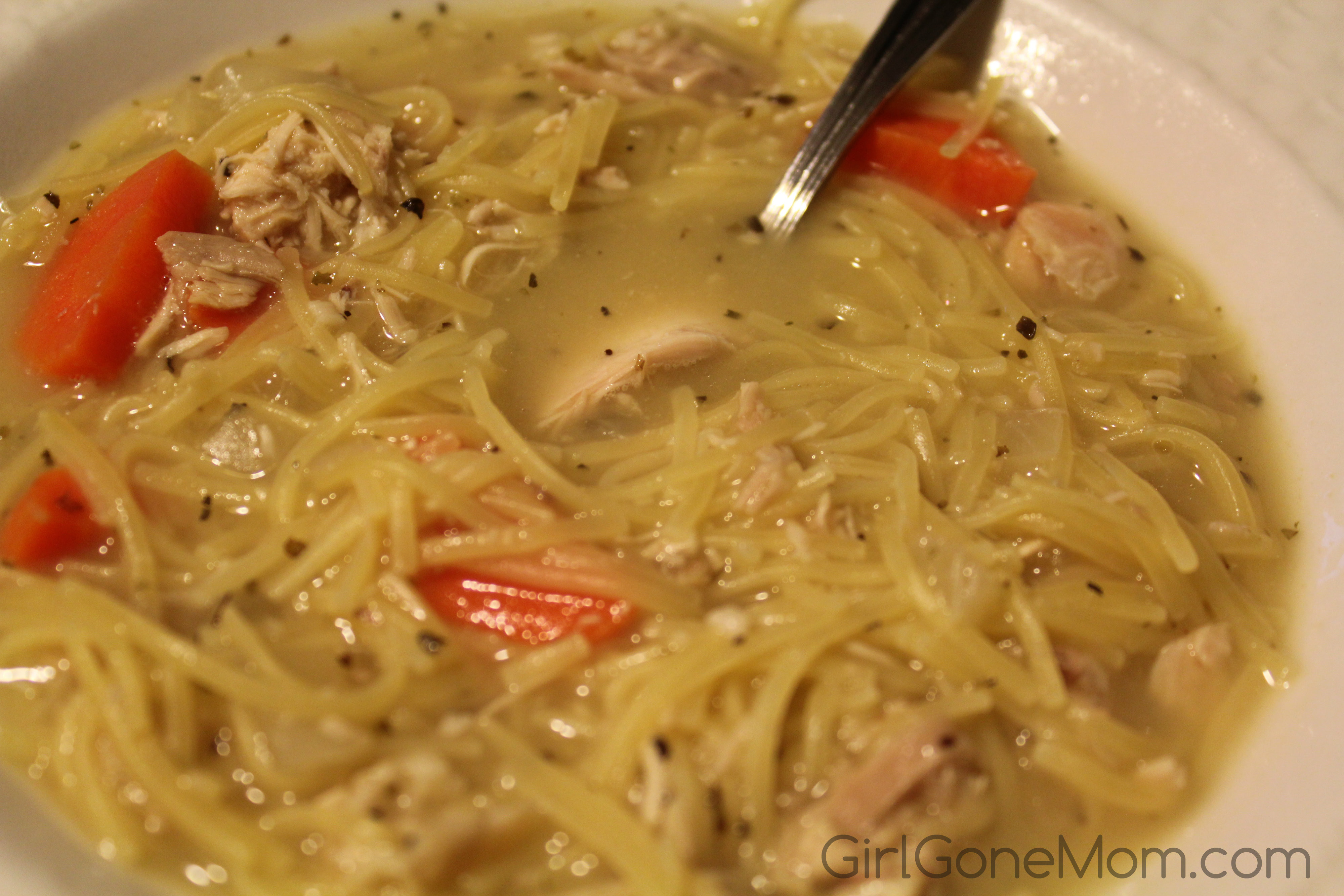 Chicken Soup With Rotisserie Chicken
 Leftover Rotisserie Chicken Noodle Soup Recipe Girl Gone Mom
