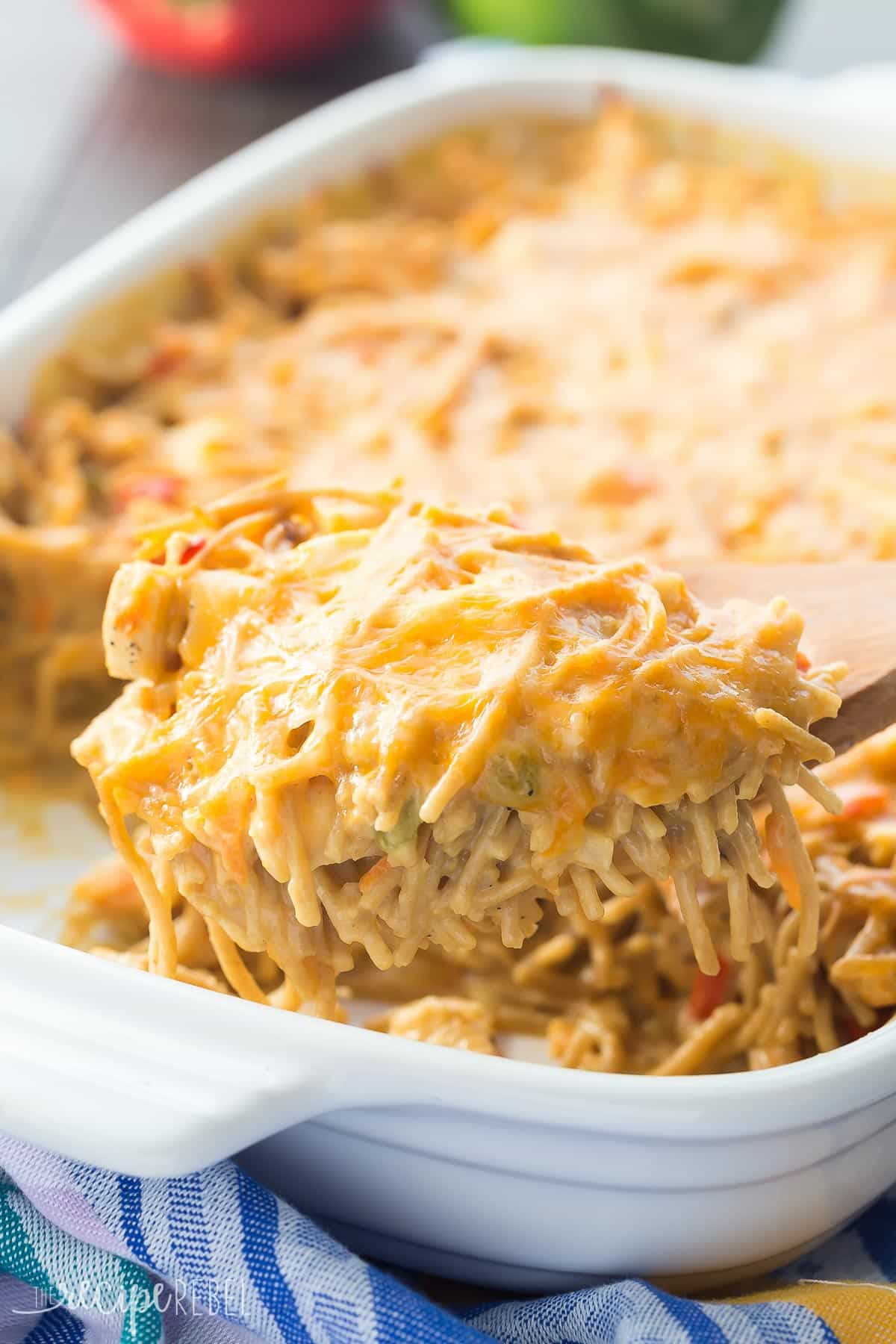 Chicken Spaghetti Bake
 pioneer woman recipe for chicken spaghetti