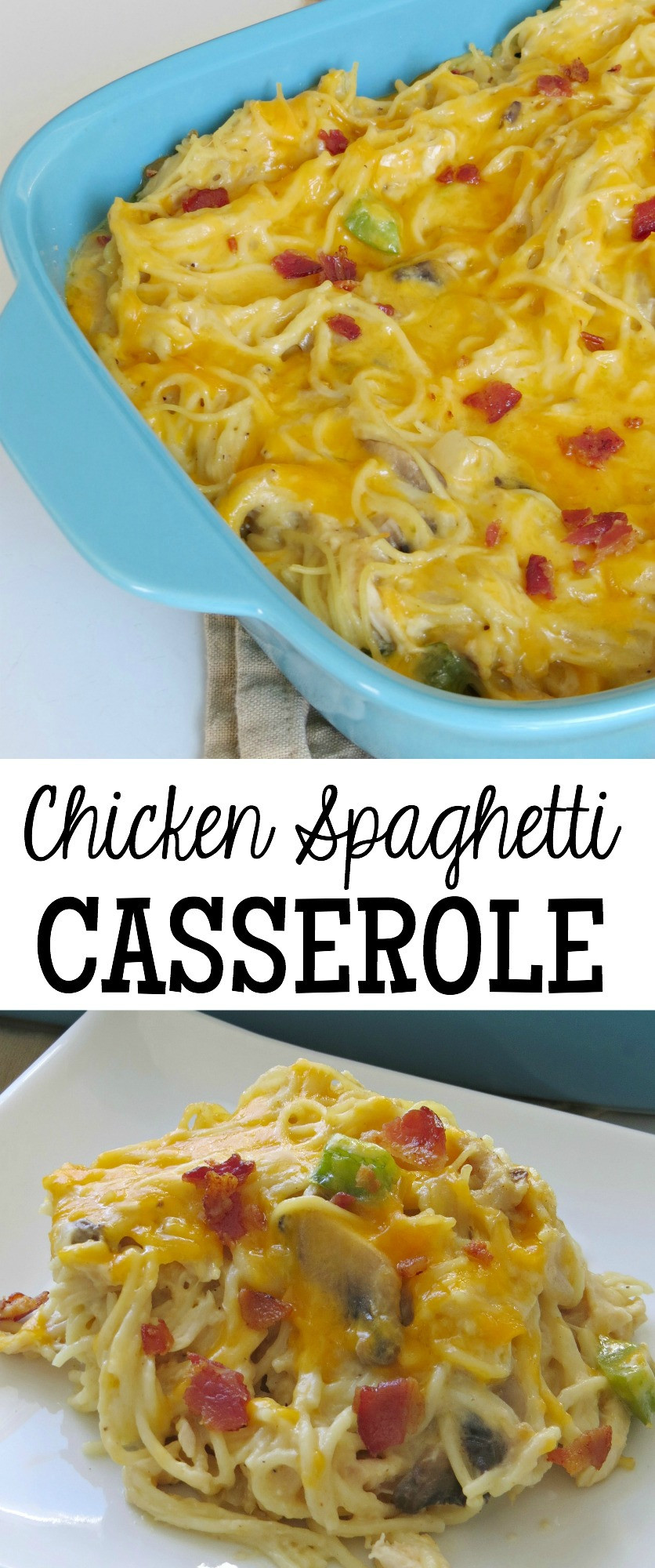 Chicken Spaghetti Bake
 Chicken Spaghetti Casserole Recipe — Dishmaps