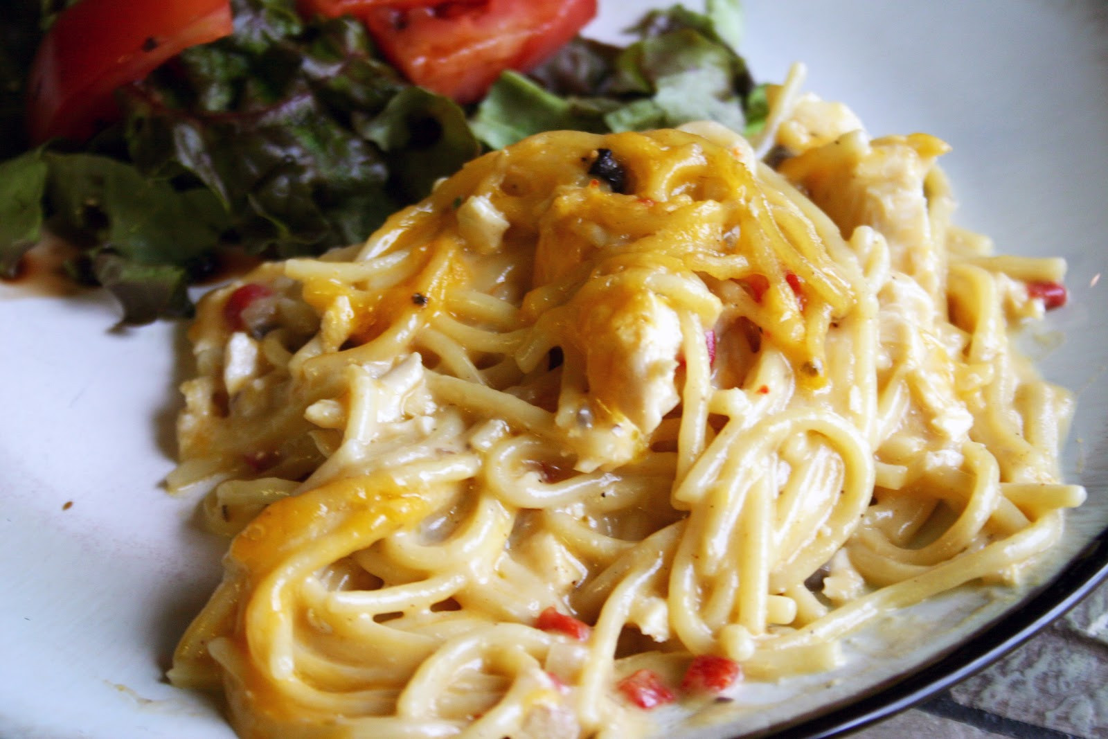 Chicken Spaghetti Casserole
 Recipe Ideas Recipe Ideas Cooked Chicken
