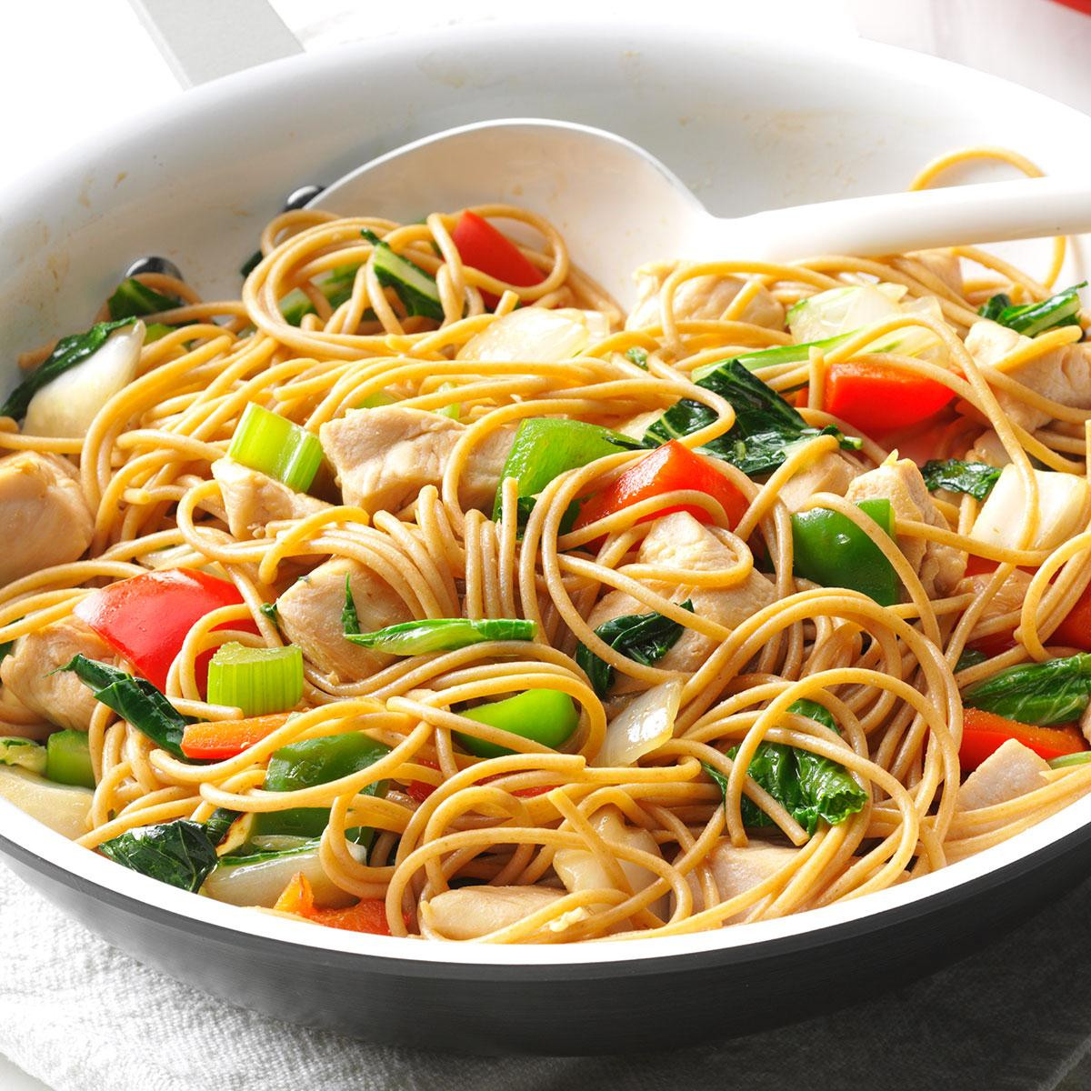 Chicken Stir-Fry With Noodles
 Chicken Stir Fry with Noodles Recipe