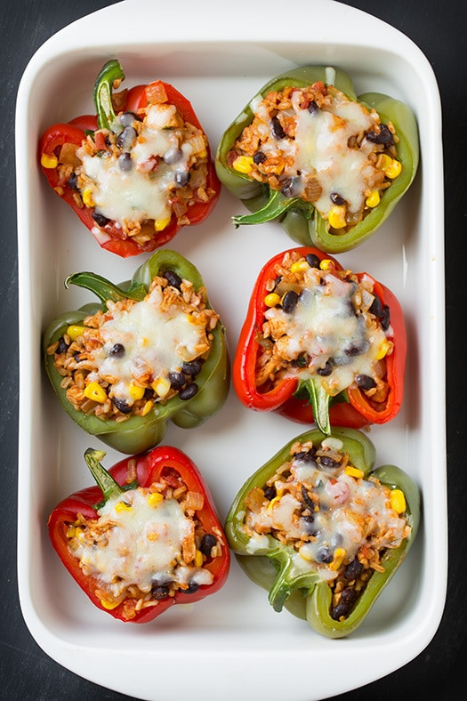 Chicken Stuffed Bell Peppers
 Chicken Fajita Stuffed Peppers Cooking Classy