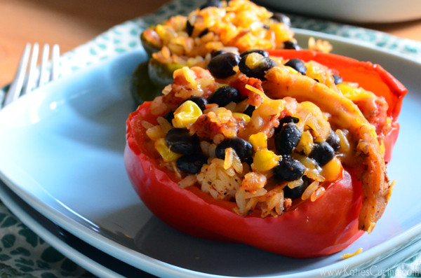 Chicken Stuffed Bell Peppers
 Southwestern Chicken And Rice Stuffed Peppers
