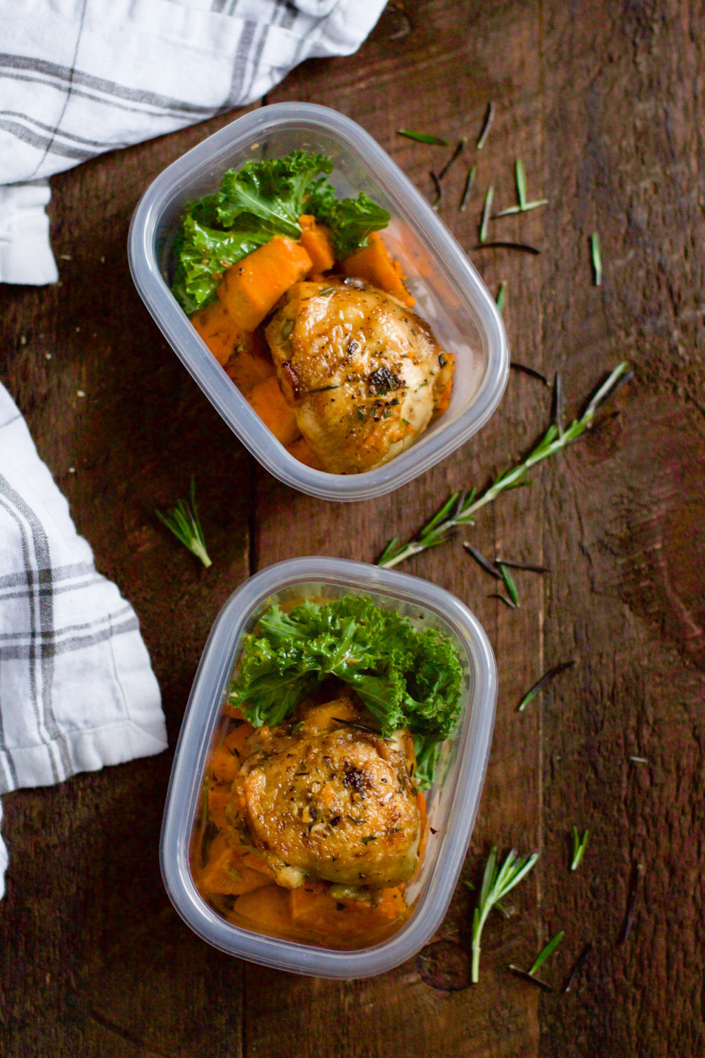 Chicken Sweet Potato
 Slow Cooker Chicken and Sweet Potato Meal Prep